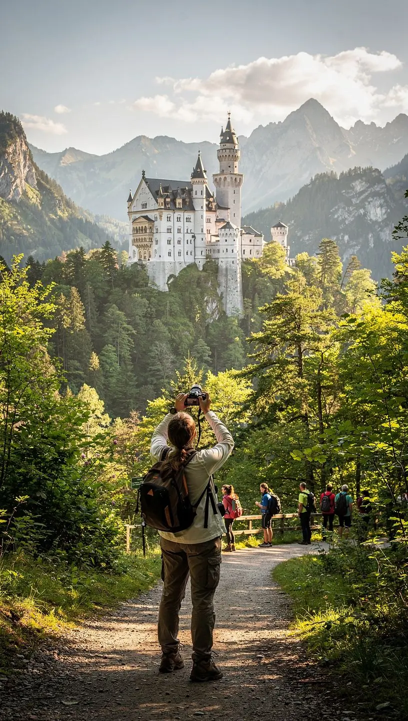 Reisepass und gebündelte Zugfahrkarten liegen auf einem Tisch neben einer Stadtkarte.